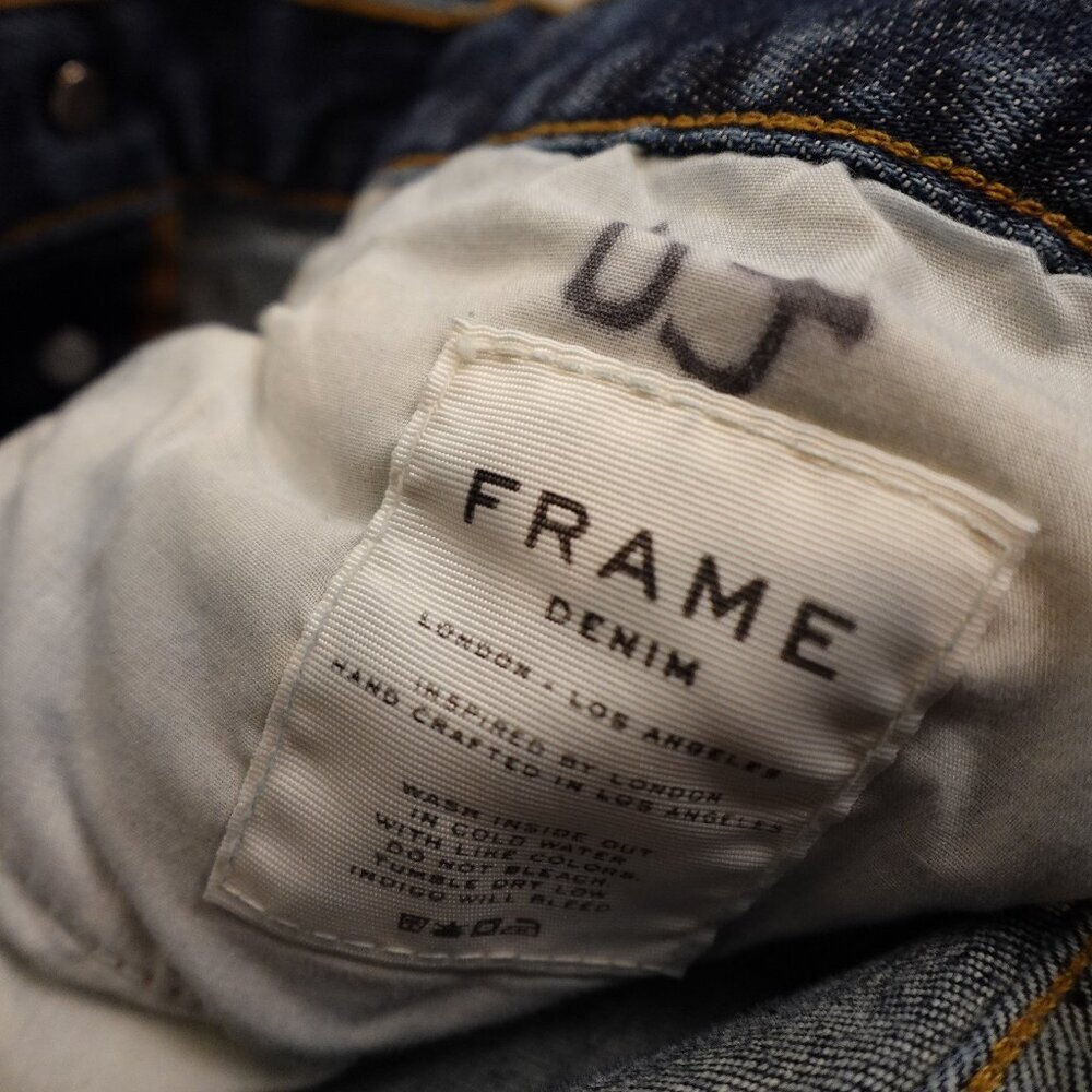 Frame jeans Le Original straight women's 26 blue denim - Picture 13 of 14